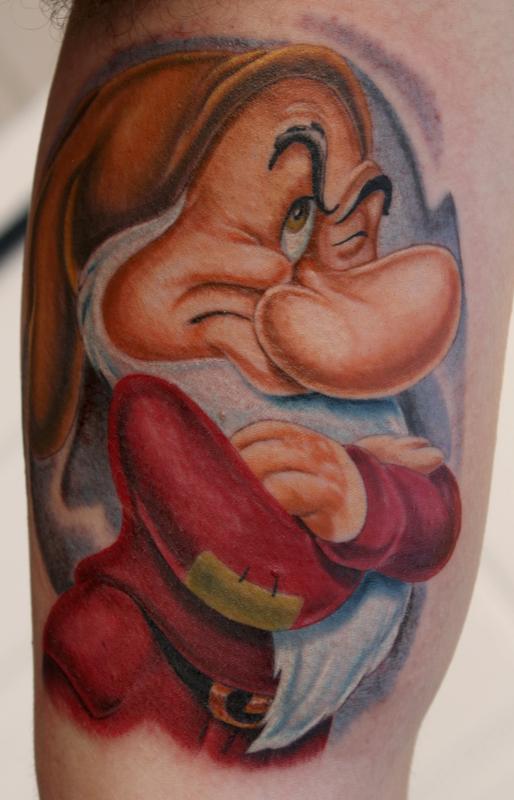 Unify Tattoo Company : Tattoos : Bart Andrews : Grumpy dawarf tattoo